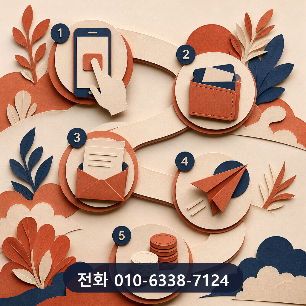 신용카드 포인트 현금화 진행 절차 이미지